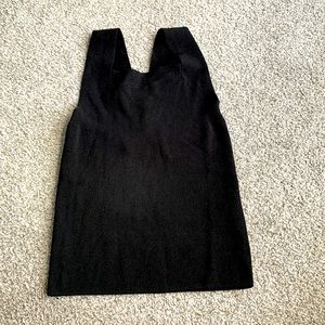 NWT Madewell sweater black tank top size S